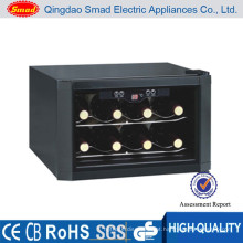 refrigerador horizontal do distribuidor do vinho da garrafa do agregado familiar 8 mini com congelação termoelétrico